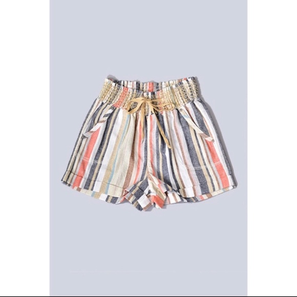 Multicolor Striped Shorts! - Picture 2 of 3
